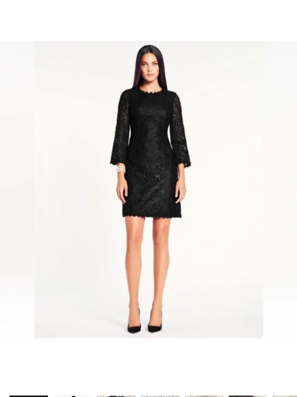 Kate Spade “Quinn” lace lined dress SZ 2